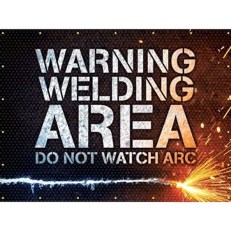 Accuform ONEWAY PRINTED WELDING PWD103BU PWD103BU